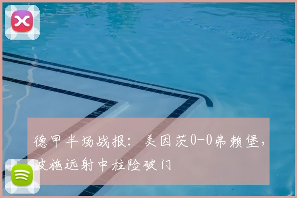 德甲半场战报：美因茨0-0弗赖堡，波施远射中柱险破门